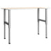 Cadre banc lucru reglabile, 2 buc., gri, 55x(69-95,5) cm, metal - WALTI WALTI