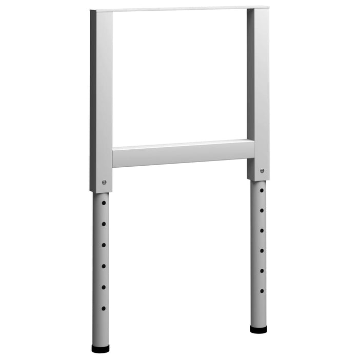 Cadre banc lucru reglabile, 2 buc., gri, 55x(69-95,5) cm, metal - WALTI WALTI