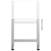 Cadre banc lucru reglabile, 2 buc., gri, 55x(69-95,5) cm, metal - WALTI WALTI