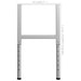Cadre banc lucru reglabile, 2 buc., gri, 55x(69-95,5) cm, metal - WALTI WALTI