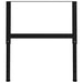Cadre banc lucru reglabile 2 buc. negru 85x(69-95,5) cm, metal - WALTI WALTI