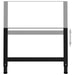 Cadre banc lucru reglabile 2 buc. negru 85x(69-95,5) cm, metal - WALTI WALTI