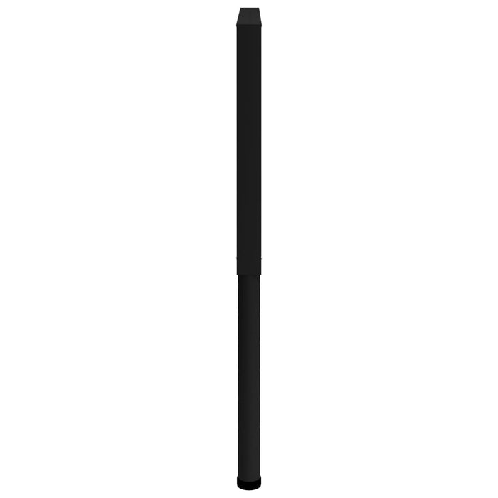 Cadre banc lucru reglabile 2 buc. negru 85x(69-95,5) cm, metal - WALTI WALTI