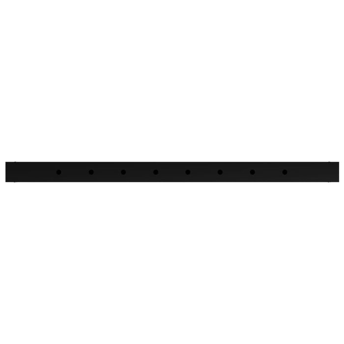 Cadre banc lucru reglabile 2 buc. negru 85x(69-95,5) cm, metal - WALTI WALTI