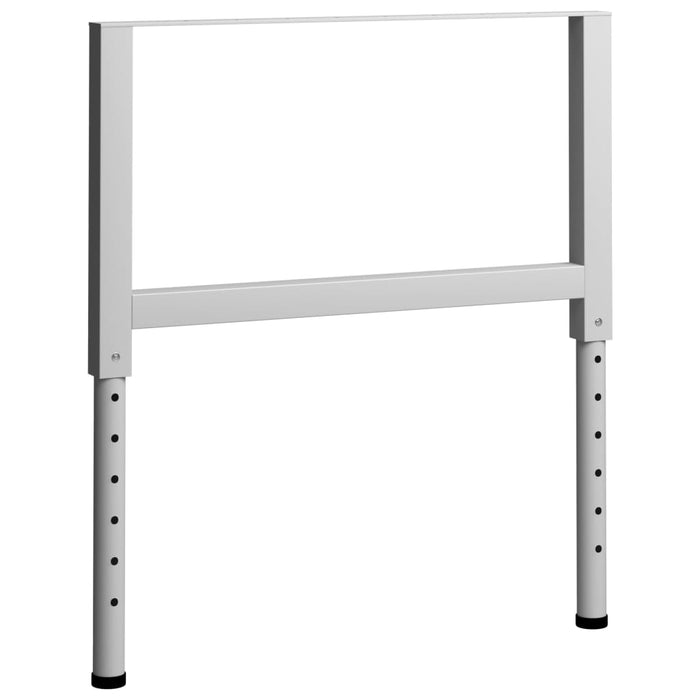Cadre banc lucru reglabile, 2 buc., gri, 85x(69-95,5) cm, metal - WALTI WALTI
