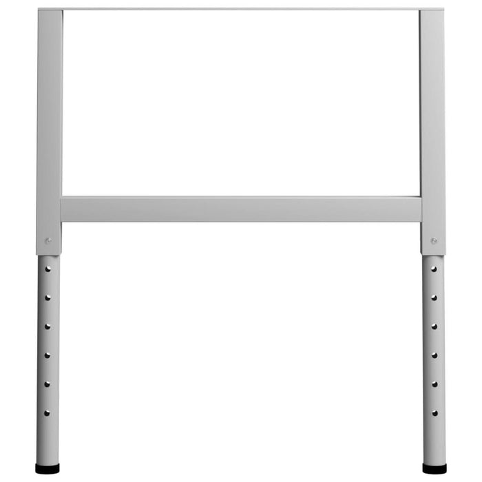 Cadre banc lucru reglabile, 2 buc., gri, 85x(69-95,5) cm, metal - WALTI WALTI