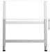 Cadre banc lucru reglabile, 2 buc., gri, 85x(69-95,5) cm, metal - WALTI WALTI