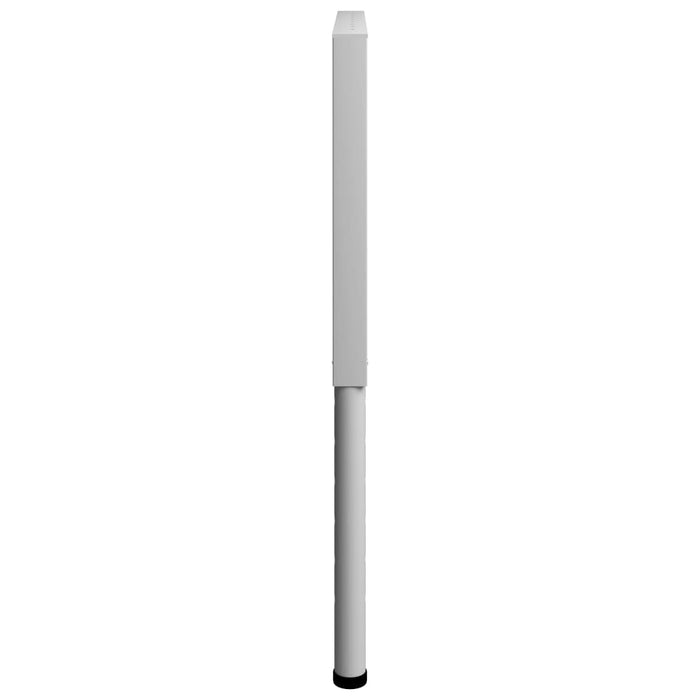 Cadre banc lucru reglabile, 2 buc., gri, 85x(69-95,5) cm, metal - WALTI WALTI