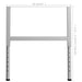 Cadre banc lucru reglabile, 2 buc., gri, 85x(69-95,5) cm, metal - WALTI WALTI
