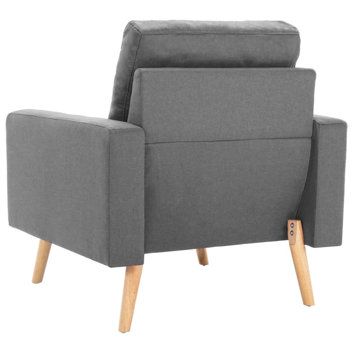 Set de canapele, 2 piese, gri deschis, material textil WALTI