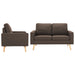 Set de canapele, 2 piese, maro, material textil - WALTI WALTI