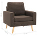 Set de canapele, 2 piese, maro, material textil - WALTI WALTI