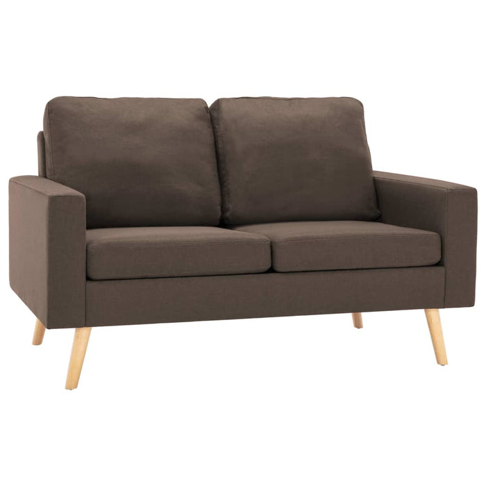 Set de canapele, 2 piese, maro, material textil - WALTI WALTI
