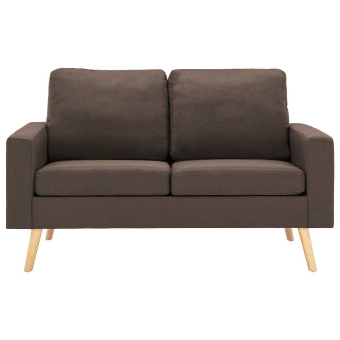 Set de canapele, 2 piese, maro, material textil - WALTI WALTI