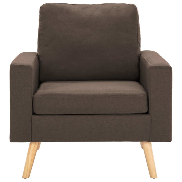 Set de canapele, 2 piese, maro, material textil - WALTI WALTI