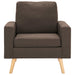 Set de canapele, 2 piese, maro, material textil - WALTI WALTI
