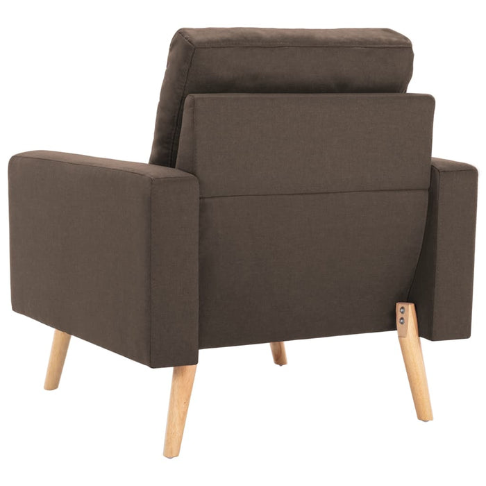 Set de canapele, 2 piese, maro, material textil - WALTI WALTI