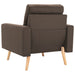 Set de canapele, 2 piese, maro, material textil - WALTI WALTI
