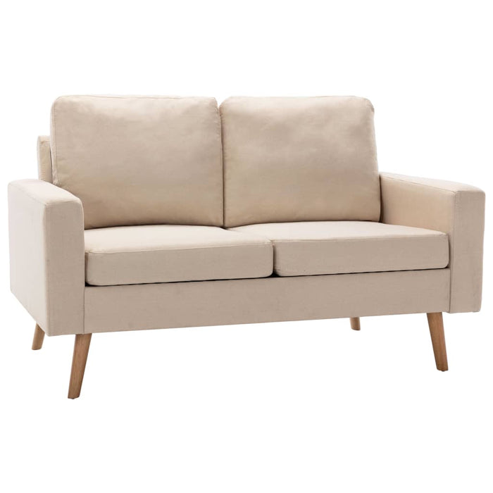 Set de canapele, 2 piese, crem, material textil WALTI
