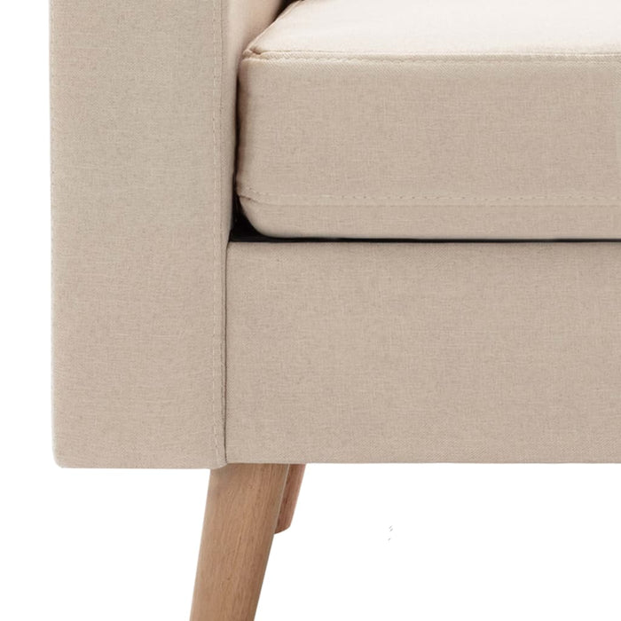 Set de canapele, 2 piese, crem, material textil WALTI