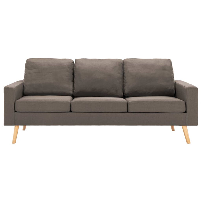 Set de canapele, 2 piese, gri taupe, material textil WALTI