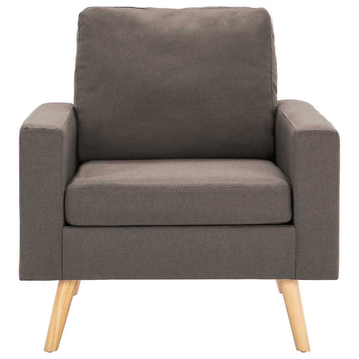 Set de canapele, 2 piese, gri taupe, material textil WALTI