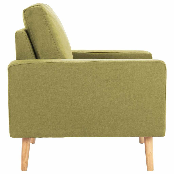 Set de canapele, 3 piese, verde, material textil WALTI