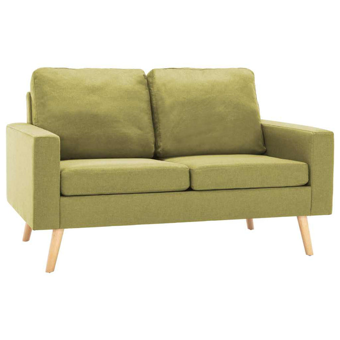 Set de canapele, 3 piese, verde, material textil WALTI