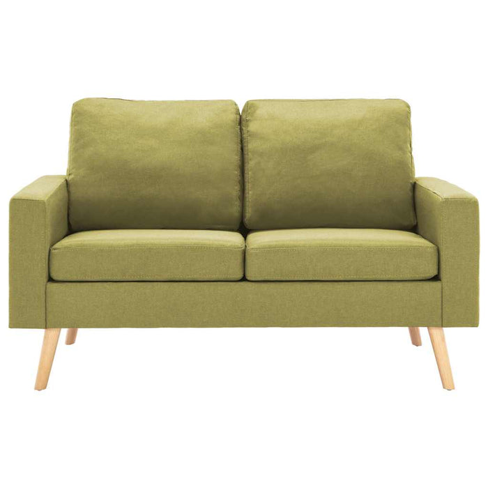 Set de canapele, 3 piese, verde, material textil WALTI