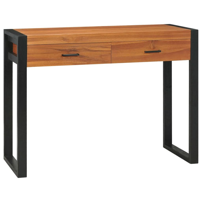 Birou cu 2 sertare, 100x40x75 cm, lemn de tec - WALTI WALTI