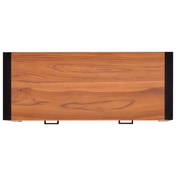 Birou cu 2 sertare, 100x40x75 cm, lemn de tec - WALTI WALTI