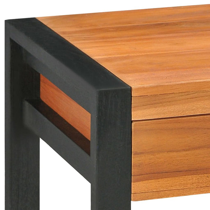 Birou cu 2 sertare, 100x40x75 cm, lemn de tec - WALTI WALTI