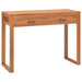 Birou cu 2 sertare, 100x40x75 cm, lemn de tec - WALTI WALTI