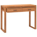 Birou cu 2 sertare, 100x40x75 cm, lemn de tec - WALTI WALTI