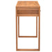 Birou cu 2 sertare, 100x40x75 cm, lemn de tec - WALTI WALTI