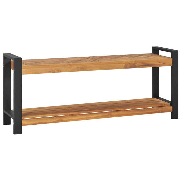 Bancă, 120 cm, lemn masiv de tec WALTI
