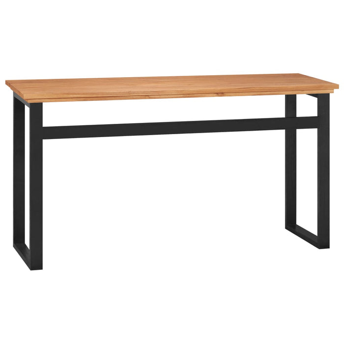 Birou, 140x45x75 cm, lemn masiv de tec WALTI