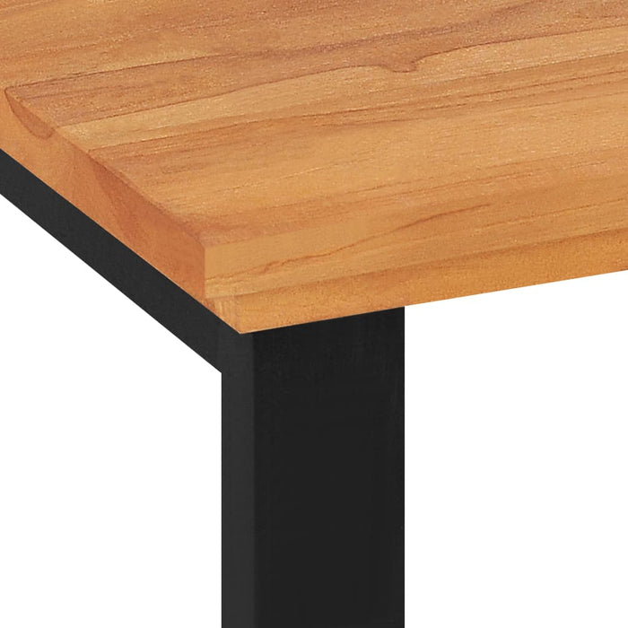 Birou, 140x45x75 cm, lemn masiv de tec WALTI