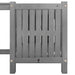 Bancă de grădină cu 2 jardiniere, 150 cm, gri, lemn de acacia - WALTI WALTI