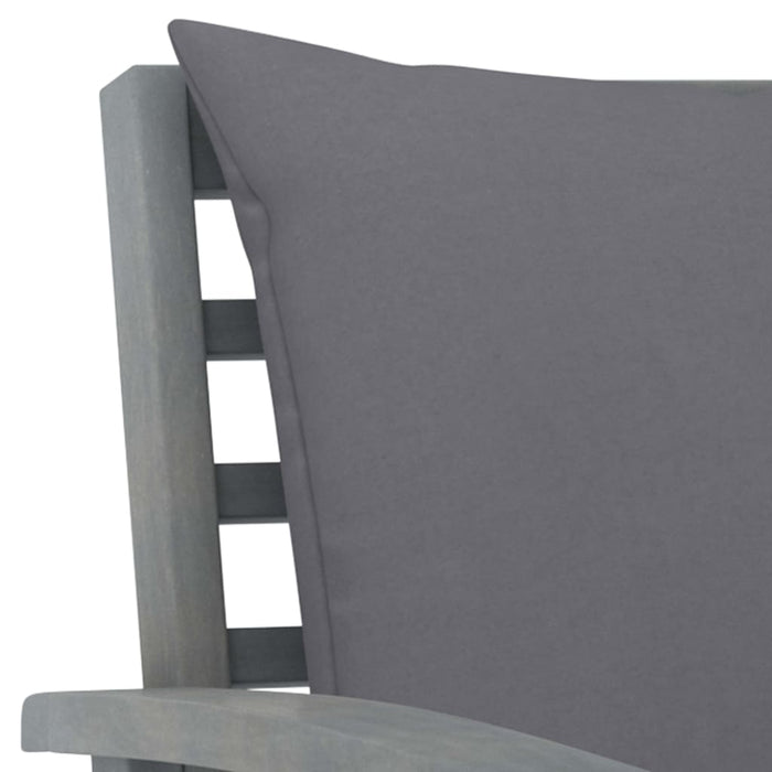 Set mobilier de grădină cu perne, 4 piese, lemn masiv de acacia - WALTI WALTI