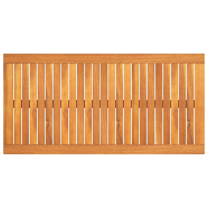 Măsuță de cafea, 100 x 50 x 33 cm, lemn masiv de acacia - WALTI WALTI