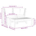 Set mobilier de grădină, 3 piese, perne gri închis, lemn acacia - WALTI WALTI
