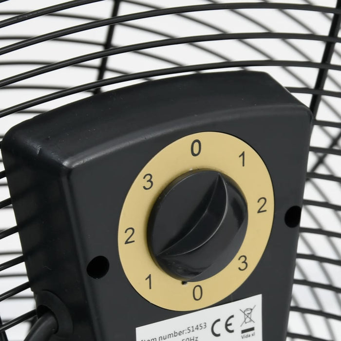 Ventilator industrial cu tambur, negru, 60 cm, 180 W - WALTI WALTI