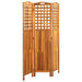 Paravan de cameră cu 3 panouri, 121x2x170 cm, lemn masiv acacia - WALTI WALTI