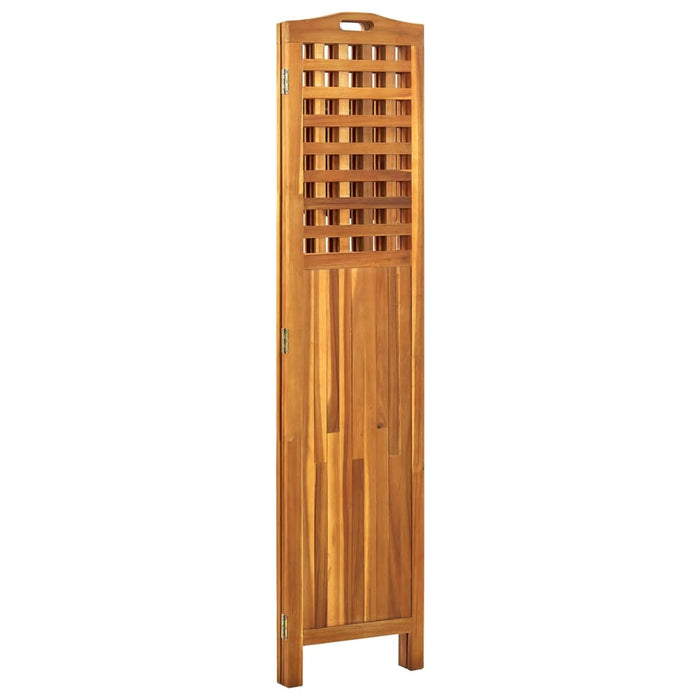 Paravan de cameră cu 3 panouri, 121x2x170 cm, lemn masiv acacia - WALTI WALTI