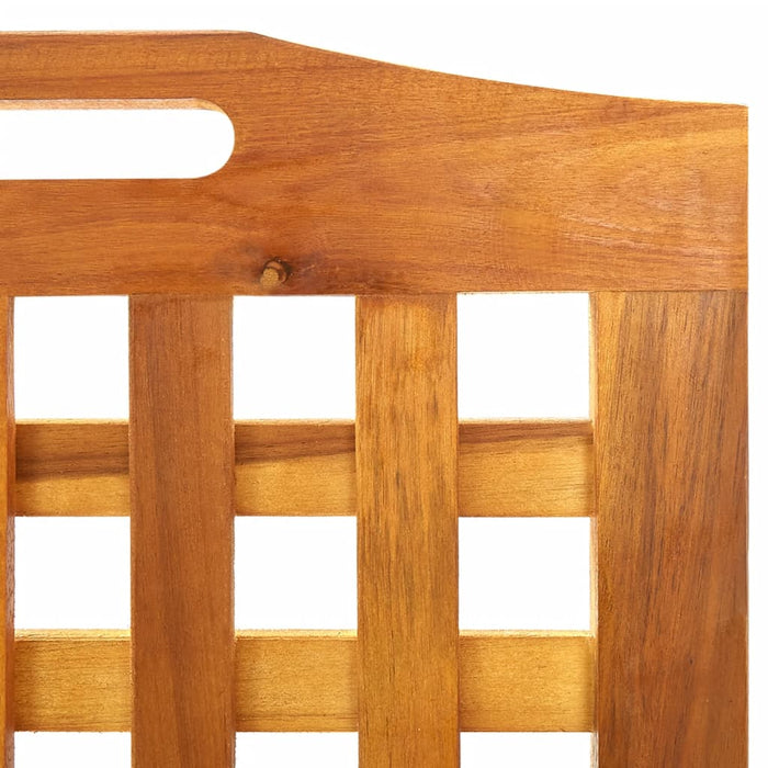 Paravan de cameră cu 3 panouri, 121x2x170 cm, lemn masiv acacia - WALTI WALTI
