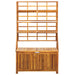 Cutie de depozitare cu spalier, 99x55x160 cm, lemn masiv acacia - WALTI WALTI