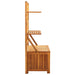 Cutie de depozitare cu spalier, 99x55x160 cm, lemn masiv acacia - WALTI WALTI