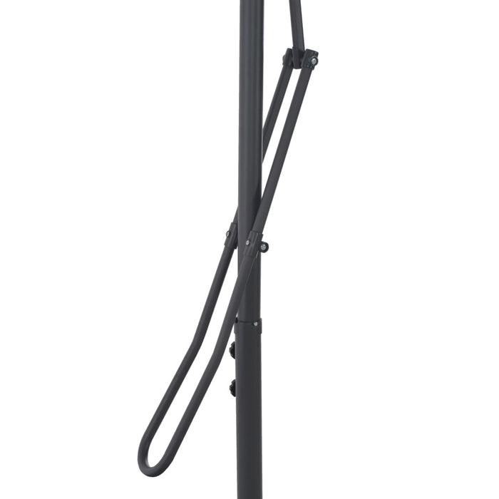 Umbrelă de grădină, stâlp din oțel, roșu bordo, 300x230 cm WALTI