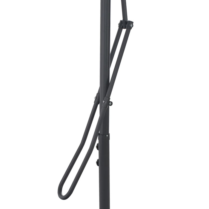 Umbrelă de grădină, stâlp din oțel, cărămiziu, 300x230 cm WALTI